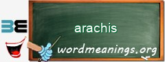 WordMeaning blackboard for arachis